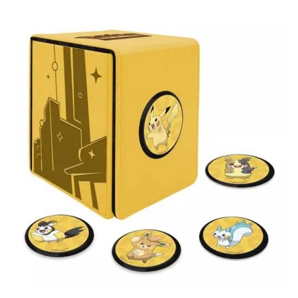 Кейс для колоды Ultra Pro Pokémon Shimmering Skyline, золотой
Кейс для колоды Ultra Pro Pokémon Shimmering Skyline, золотой