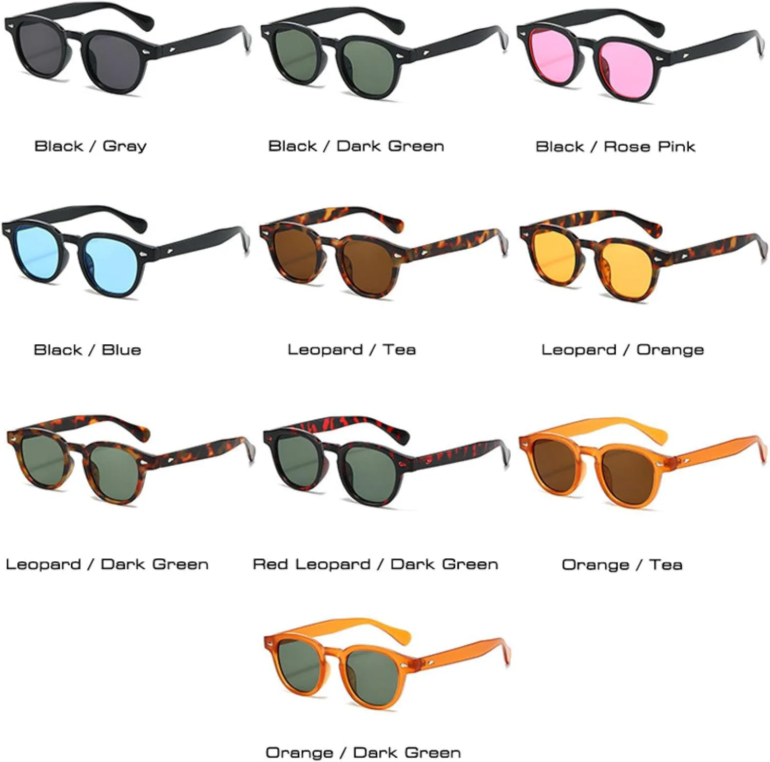 Модные солнцезащитные очки для женщин, овальные, темно-зеленые, в стиле ретро с заклепками, мужские солнцезащитные очки UV400 в стиле панк VVTWSSW, Black Rose Pink
Модные солнцезащитные очки для женщин, овальные, темно-зеленые, в стиле ретро с заклепками, мужские солнцезащитные очки UV400 в стиле панк VVTWSSW, Black Rose Pink