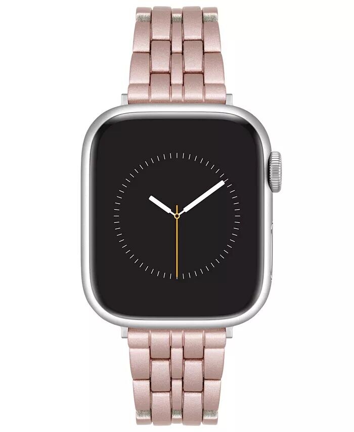 Женский браслет из сплава светло-розового и розового золота с звеньями, предназначенный для Apple Watch диаметром 38/40/41 мм Nine West, розовый
Женский браслет из сплава светло-розового и розового золота с звеньями, предназначенный для Apple Watch диаметром 38/40/41 мм Nine West, розовый