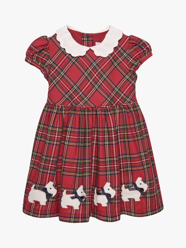 Детское платье из чистого хлопка в клетку Scottie Trotters, Red
Детское платье из чистого хлопка в клетку Scottie Trotters, Red