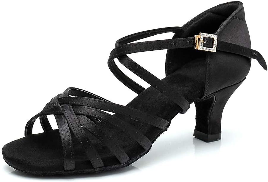 Женские латинские танцевальные туфли RoseMoli из атласа, профессиональные для бальных танцев, сальсы, для тренировок и выступлений, черный
Женские латинские танцевальные туфли RoseMoli из атласа, профессиональные для бальных танцев, сальсы, для тренировок и выступлений, черный