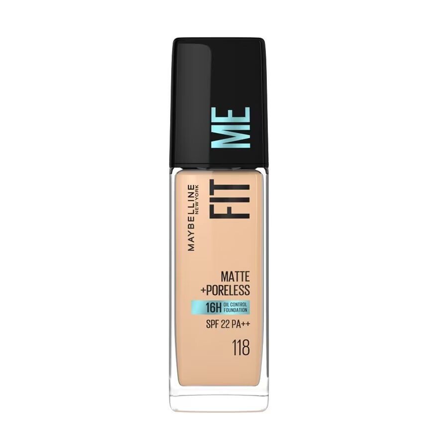 Maybelline Матовая тональная основа Fit Me без пор 118 Светло-бежевый, Light Beige
Maybelline Матовая тональная основа Fit Me без пор 118 Светло-бежевый, Light Beige
