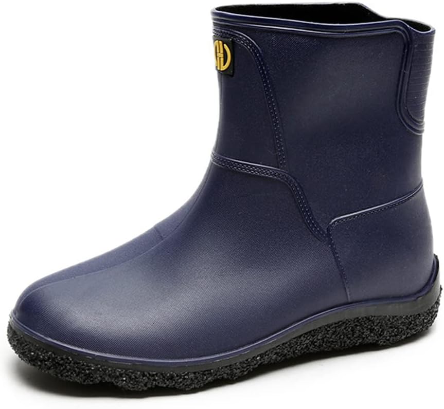 Мужские резиновые сапоги Rojeam, водонепроницаемые, стиль Челси, для прогулок на улице, водонепроницаемые ботинки до щиколотки, темно-синий
Мужские резиновые сапоги Rojeam, водонепроницаемые, стиль Челси, для прогулок на улице, водонепроницаемые ботинки до щиколотки, темно-синий