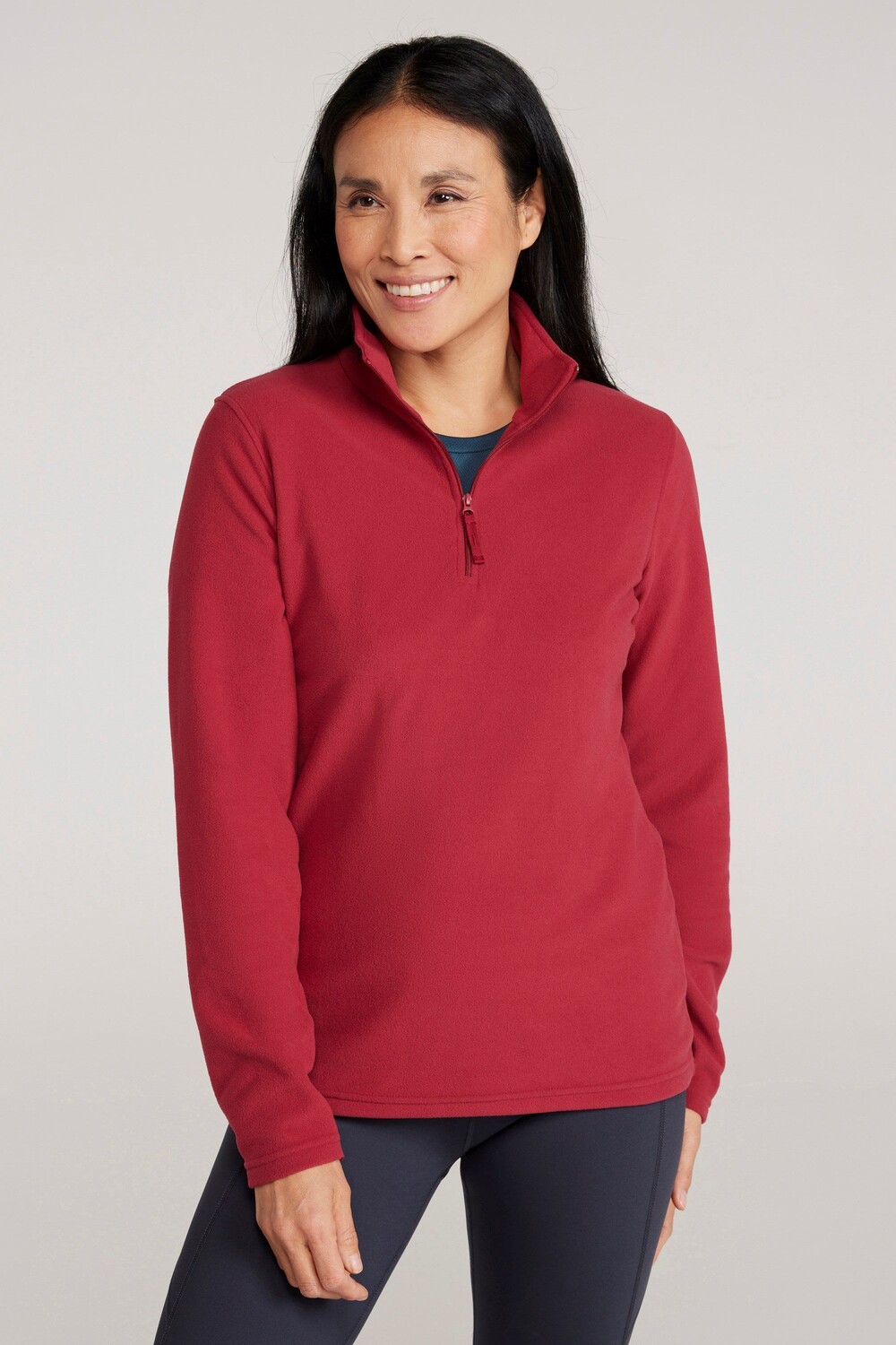 Пуловер Mountain Warehouse Camber с полумолнией, красный
Пуловер Mountain Warehouse Camber с полумолнией, красный