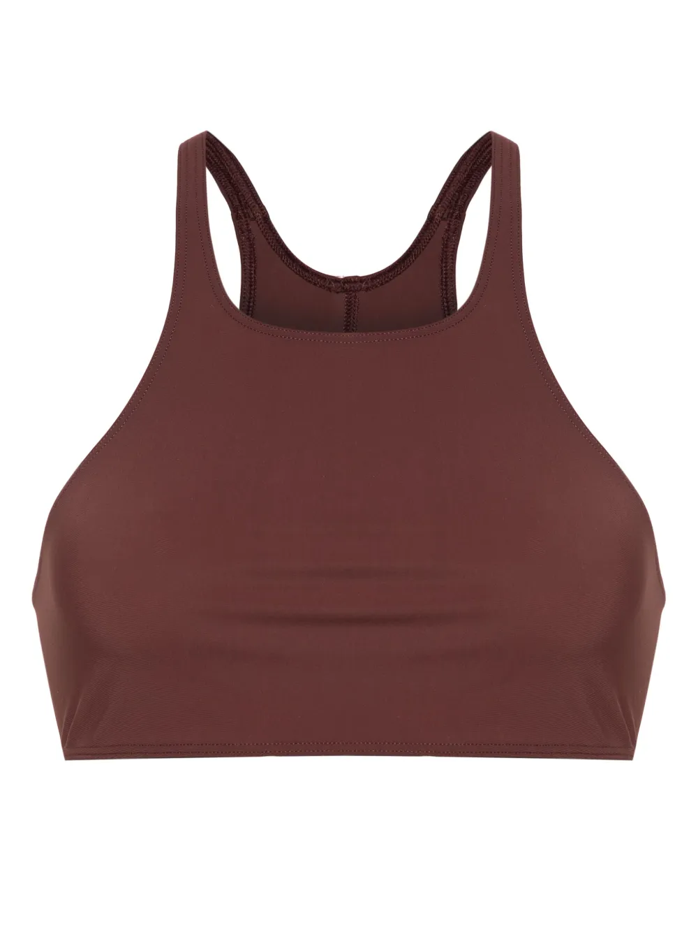 Топ бикини с вырезом халтер Rick Owens, коричневый
Топ бикини с вырезом халтер Rick Owens, коричневый