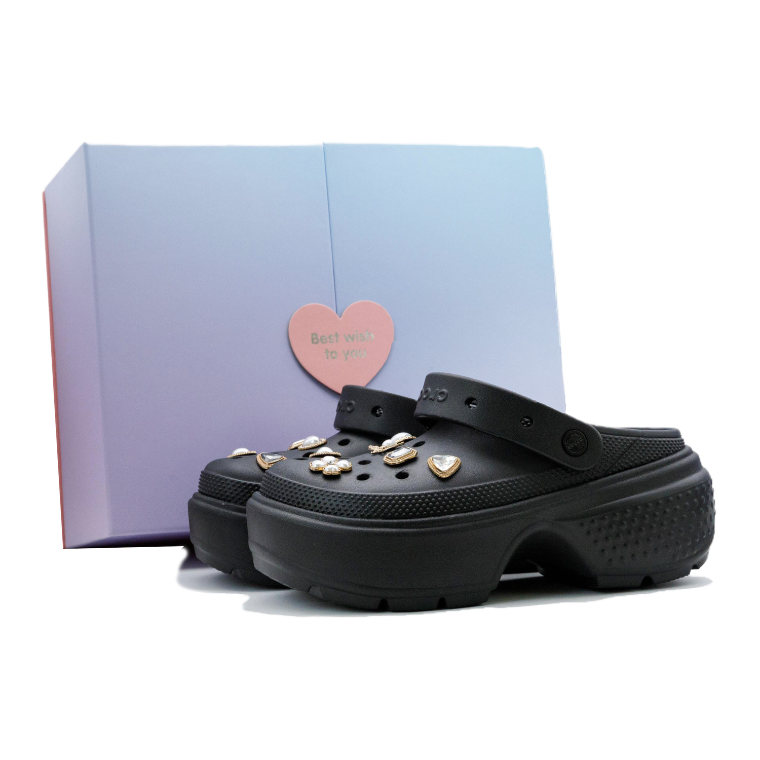 Crocs Стоп Клоги унисекс - Блестящая жемчужная змея в коробке, цвет Sparkling Pearl Snake Box 
Crocs Стоп Клоги унисекс - Блестящая жемчужная змея в коробке, цвет Sparkling Pearl Snake Box