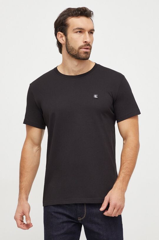Хлопковая футболка Calvin Klein Jeans, черный
Хлопковая футболка Calvin Klein Jeans, черный