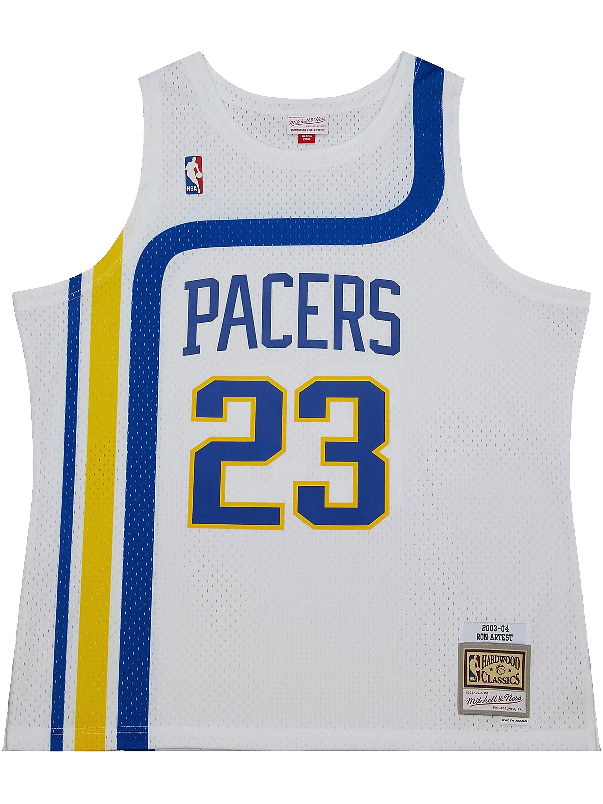 Топ NBA Pacers 2003 Ron Artest Mitchell & Ness, белый
Топ NBA Pacers 2003 Ron Artest Mitchell & Ness, белый