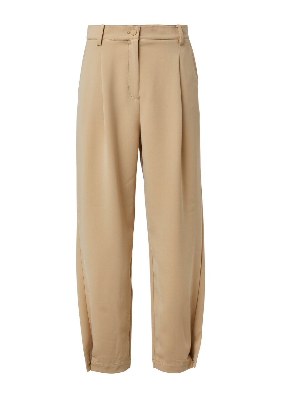 Зауженные брюки со складками спереди s.Oliver, светло-коричневый
Зауженные брюки со складками спереди s.Oliver, светло-коричневый