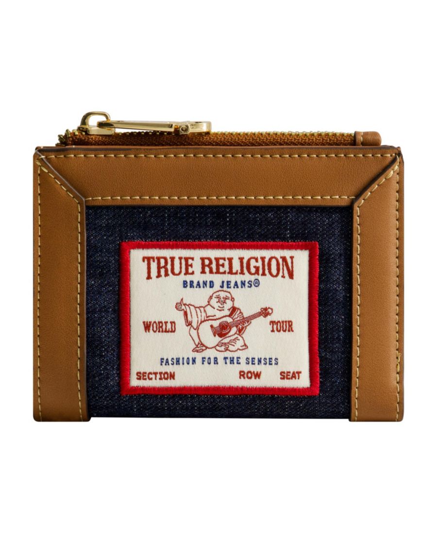 Маленький джинсовый кошелек с нашивкой Будды True Religion, Dark denim
Маленький джинсовый кошелек с нашивкой Будды True Religion, Dark denim