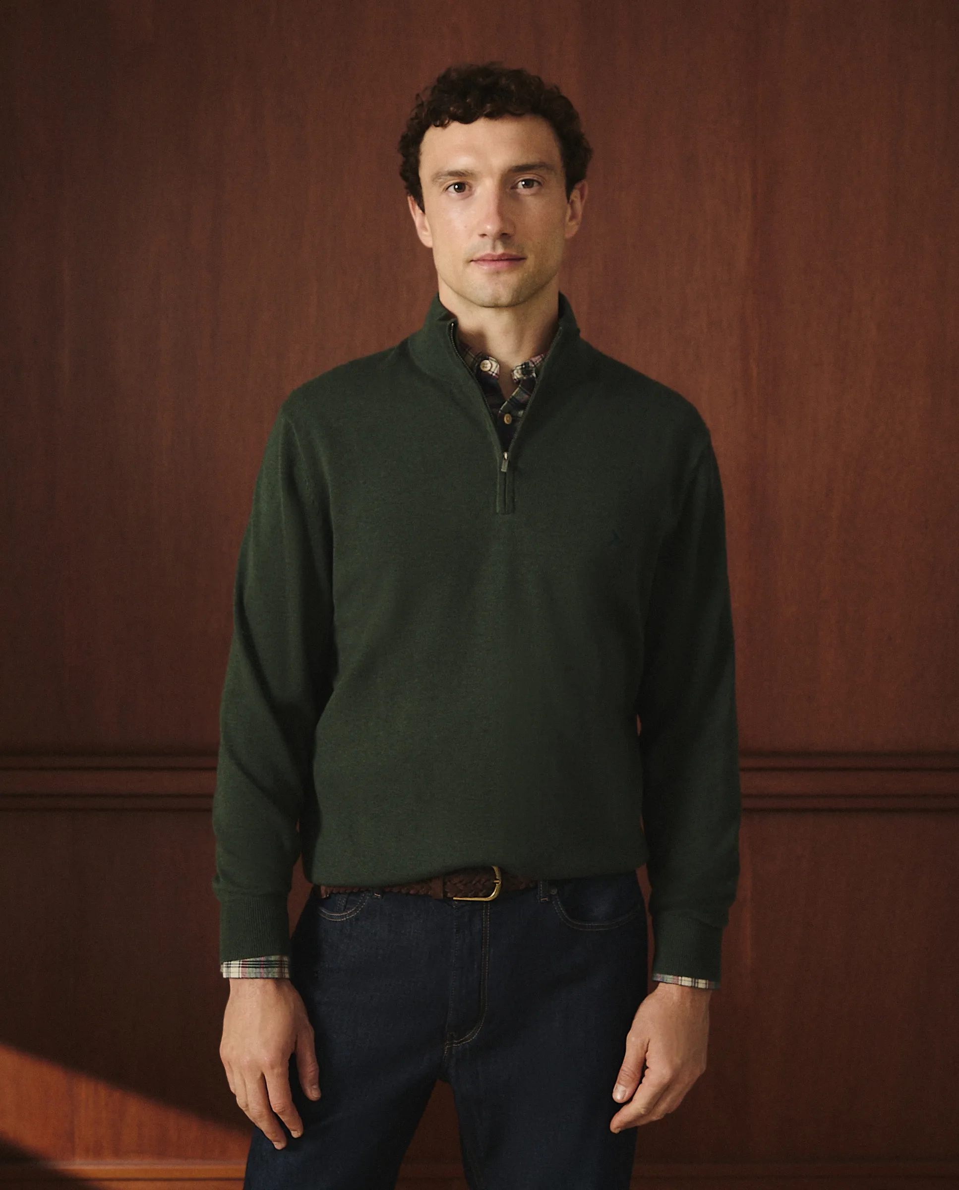 Мужская толстовка с полумолнией и высоким воротником Lloyd'S, зеленый
Мужская толстовка с полумолнией и высоким воротником Lloyd'S, зеленый