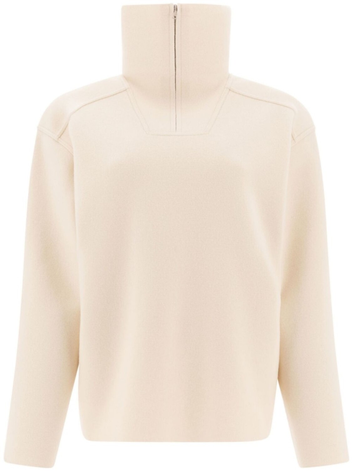 Свитер с высоким воротом на молнии Auralee, белый
Свитер с высоким воротом на молнии Auralee, белый