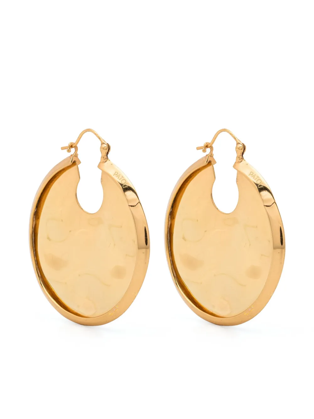 Серьги-кольца с эффектом чеканки PATOU, золотой
Серьги-кольца с эффектом чеканки PATOU, золотой