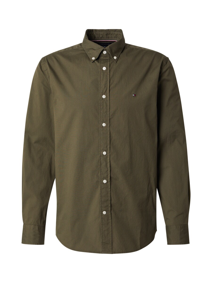 Рубашка на пуговицах классического кроя TOMMY HILFIGER, оливковый
Рубашка на пуговицах классического кроя TOMMY HILFIGER, оливковый
