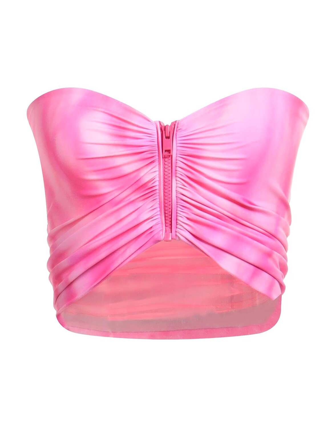 Топ Ganni, фуксия 
Топ Ganni, фуксия