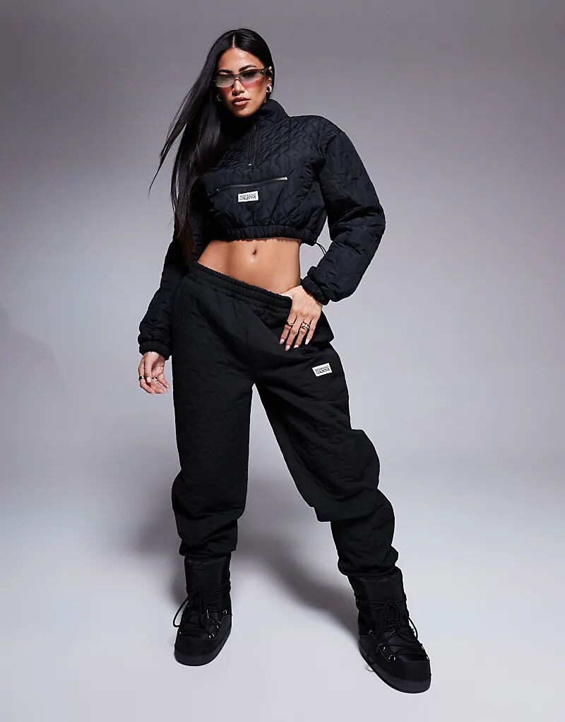 Стеганые нейлоновые спортивные штаны с манжетами Weekend Collective черного цвета — часть комплекта Asos Weekend Collective
Стеганые нейлоновые спортивные штаны с манжетами Weekend Collective черного цвета — часть комплекта Asos Weekend Collective