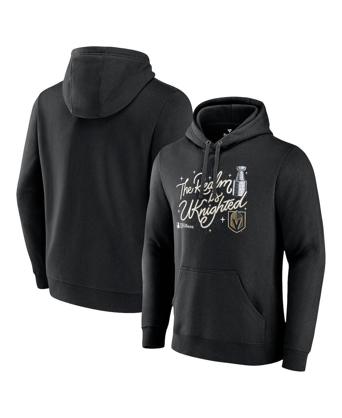 Мужской черный фирменный пуловер с капюшоном Vegas Golden Knights в честь победителей Кубка Стэнли 2023 Fanatics
Мужской черный фирменный пуловер с капюшоном Vegas Golden Knights в честь победителей Кубка Стэнли 2023 Fanatics