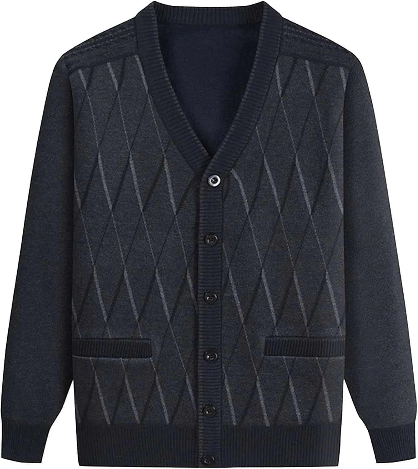 Мужской кардиган Slim Fit V-образным вырезом на пуговицах QOAAIE
Мужской кардиган Slim Fit V-образным вырезом на пуговицах QOAAIE