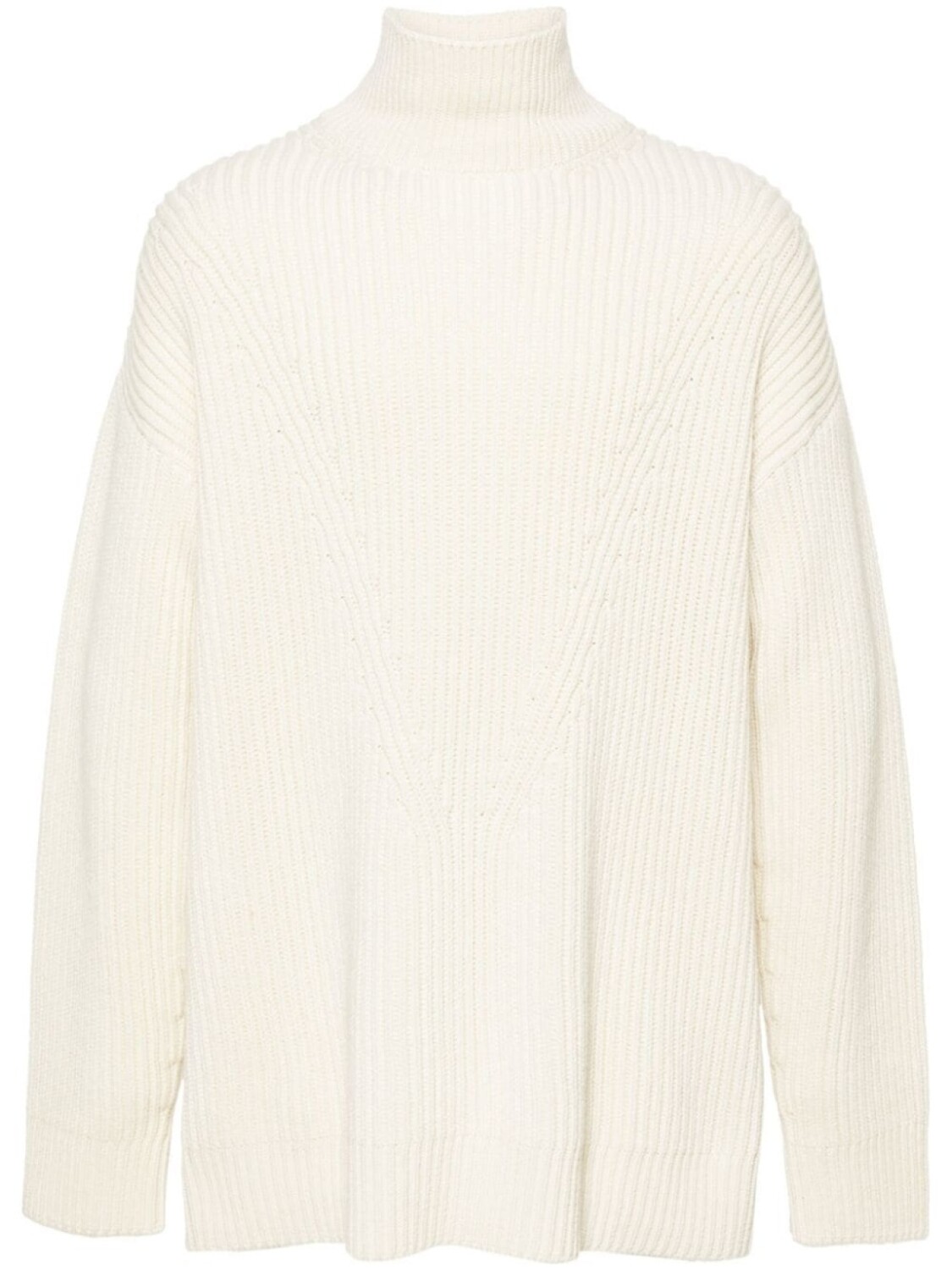 Jil Sander шерстяной джемпер в рубчик, белый
Jil Sander шерстяной джемпер в рубчик, белый