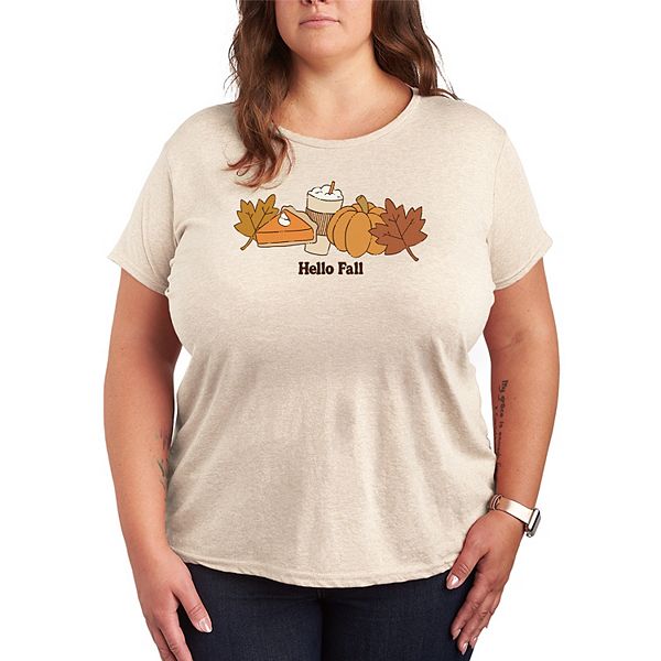 Футболка Plus size с принтом hello fall Licensed Character, Beige
Футболка Plus size с принтом hello fall Licensed Character, Beige