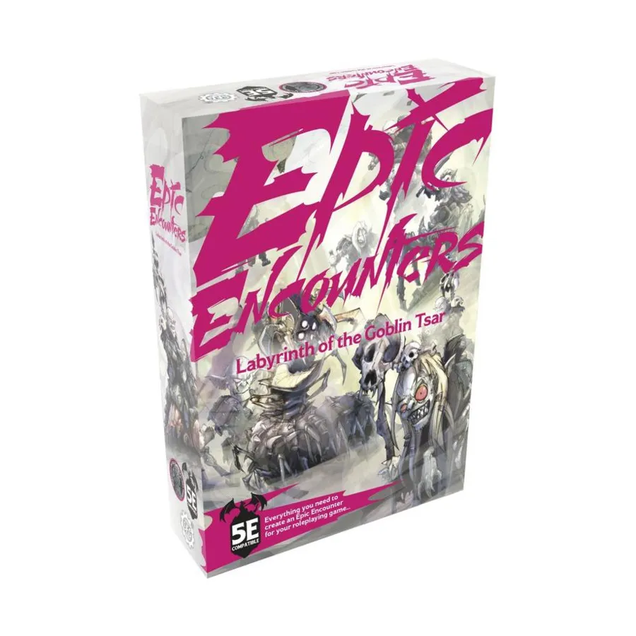 Бокс-сет Labyrinth of the Goblin Tsar, Epic Encounters (Steamforged Games)
Бокс-сет Labyrinth of the Goblin Tsar, Epic Encounters (Steamforged Games)