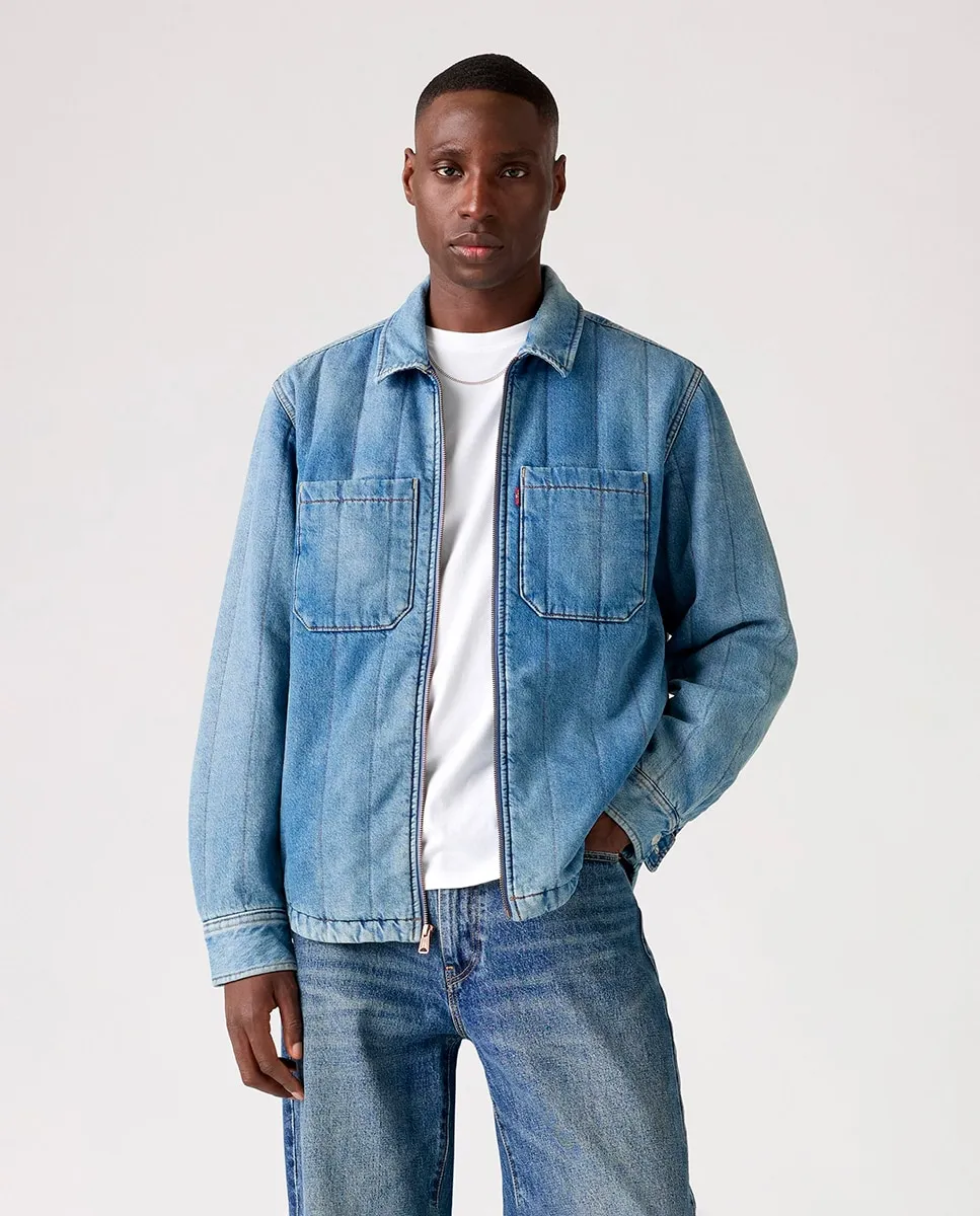 Мужская стеганая джинсовая куртка Levi's, синий
Мужская стеганая джинсовая куртка Levi's, синий