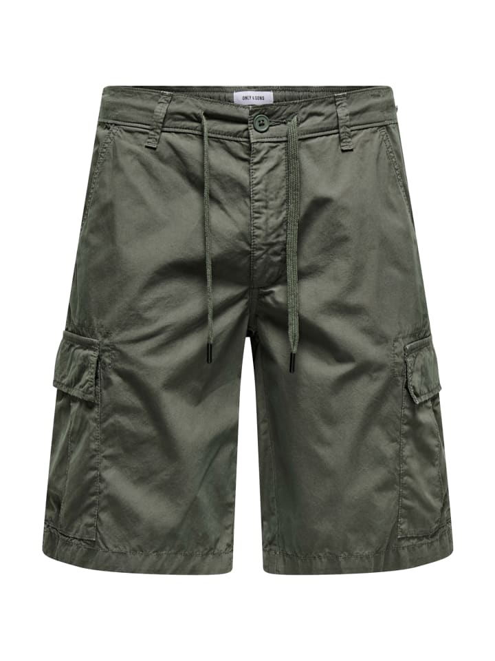 Шорты Loc темно-зеленого цвета Only&Sons
Шорты Loc темно-зеленого цвета Only&Sons