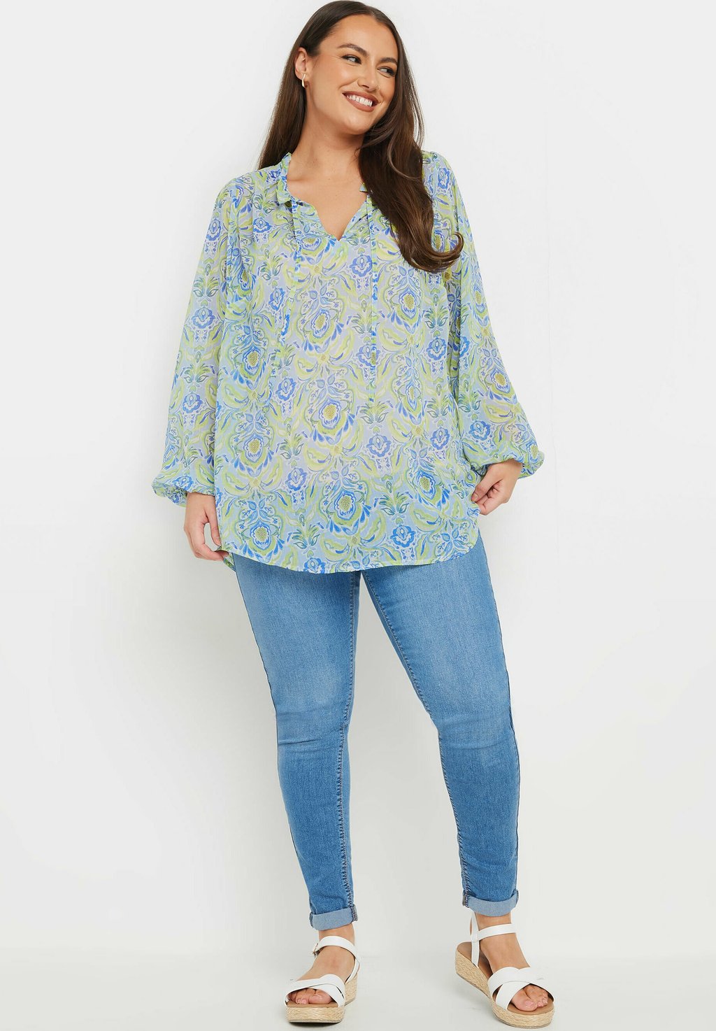 Блуза CURVE ABSTRACT FRILL NECK Yours Clothing, светло-зеленый
Блуза CURVE ABSTRACT FRILL NECK Yours Clothing, светло-зеленый