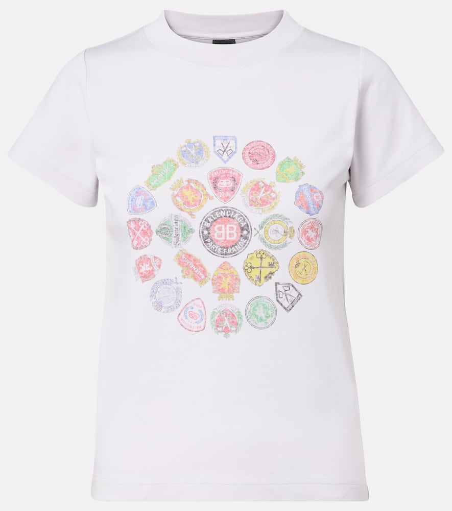 Футболка из хлопкового джерси с принтом Balenciaga, Dirty White, Белый, Футболка из хлопкового джерси с принтом Balenciaga, Dirty White
Футболка из хлопкового джерси с принтом Balenciaga, Dirty White, Белый, Футболка из хлопкового джерси с принтом Balenciaga, Dirty White