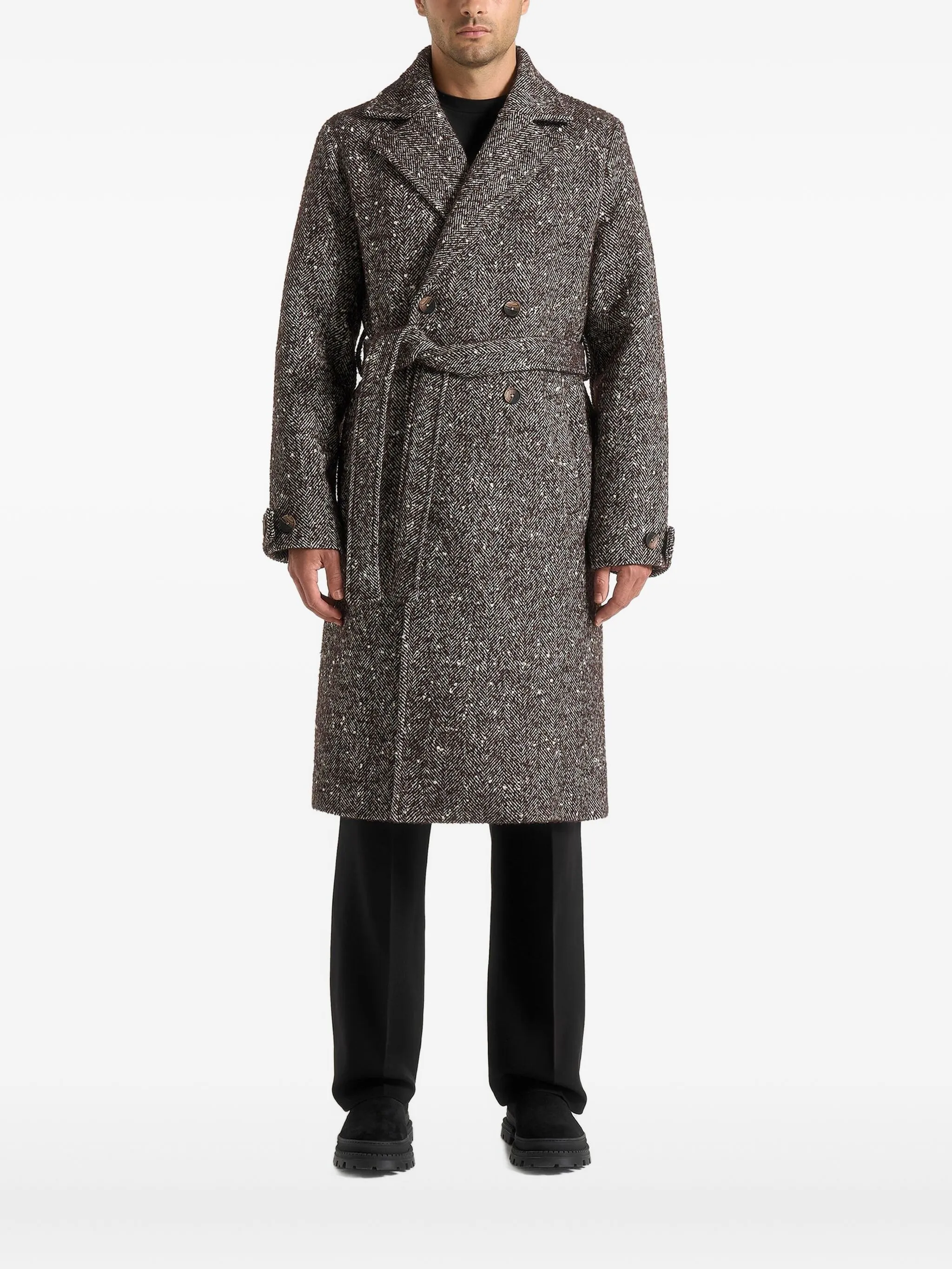 Двубортное пальто Ben Manière De Voir, коричневый
Двубортное пальто Ben Manière De Voir, коричневый