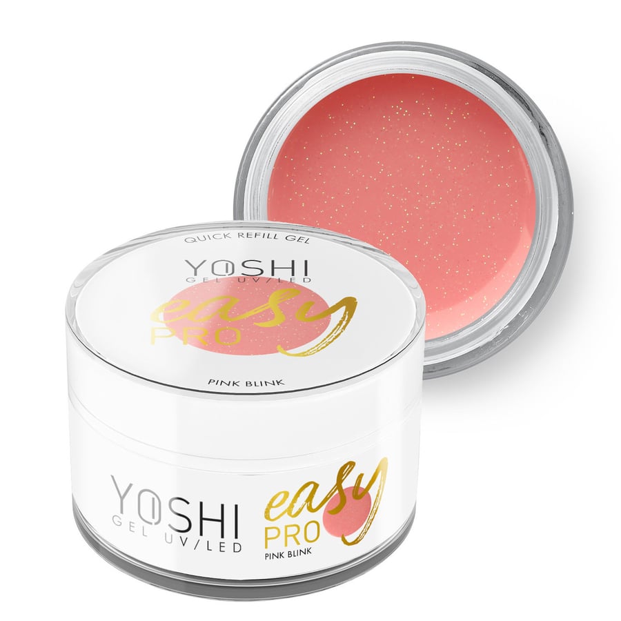 Yoshi Easy Pro UV LED Builder Gel EP011 Pink Blink светло-розовый с частичками 15 мл
Yoshi Easy Pro UV LED Builder Gel EP011 Pink Blink светло-розовый с частичками 15 мл