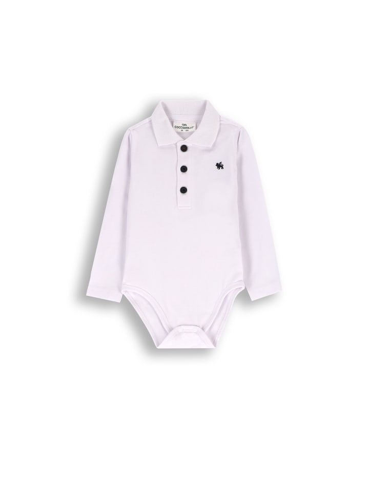 Coccodrillo Белый боди с длинными рукавами
Coccodrillo Белый боди с длинными рукавами