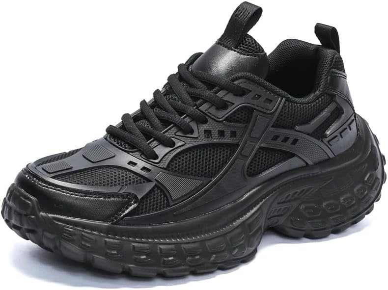 Кроссовки PILLUREN Chunky для мужчин, модные платформенные кроссовки Dad Shoes, повседневные шнурованные прогулочные кроссовки, Black Out
Кроссовки PILLUREN Chunky для мужчин, модные платформенные кроссовки Dad Shoes, повседневные шнурованные прогулочные кроссовки, Black Out