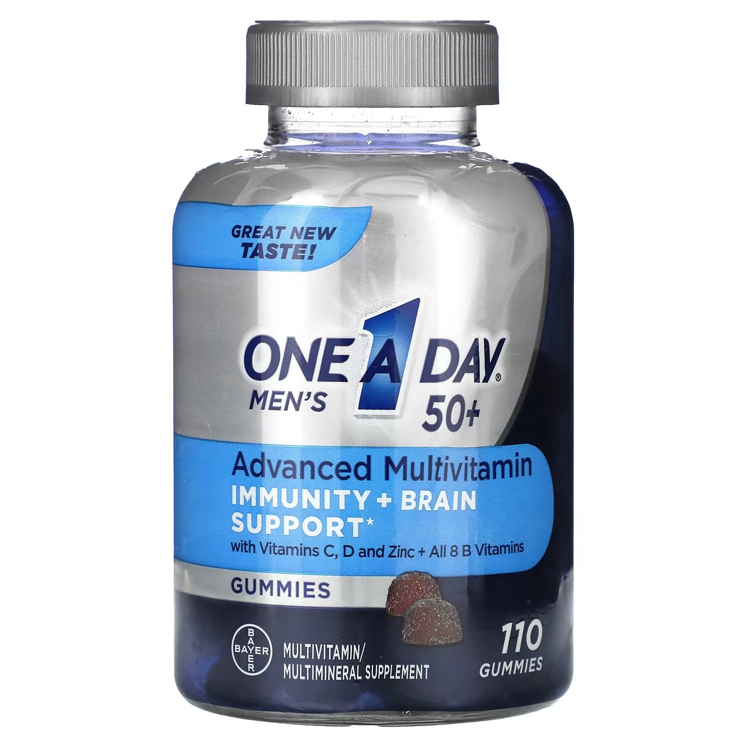 Мультивитамины One-A-Day для мужчин старше 50 лет, 110 жевательных конфет
Мультивитамины One-A-Day для мужчин старше 50 лет, 110 жевательных конфет