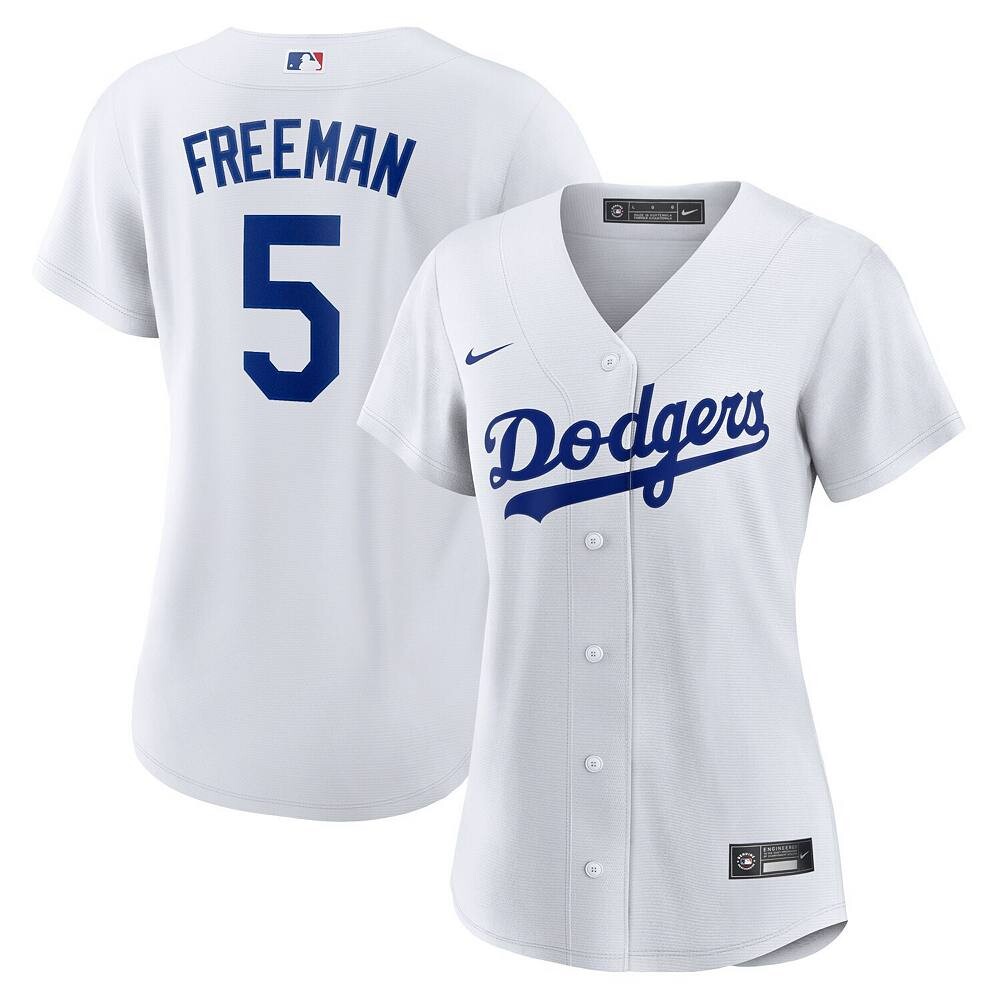 Женская белая майка Nike Freddie Freeman Los Angeles Dodgers Replica Player, цвет Lad White
Женская белая майка Nike Freddie Freeman Los Angeles Dodgers Replica Player, цвет Lad White