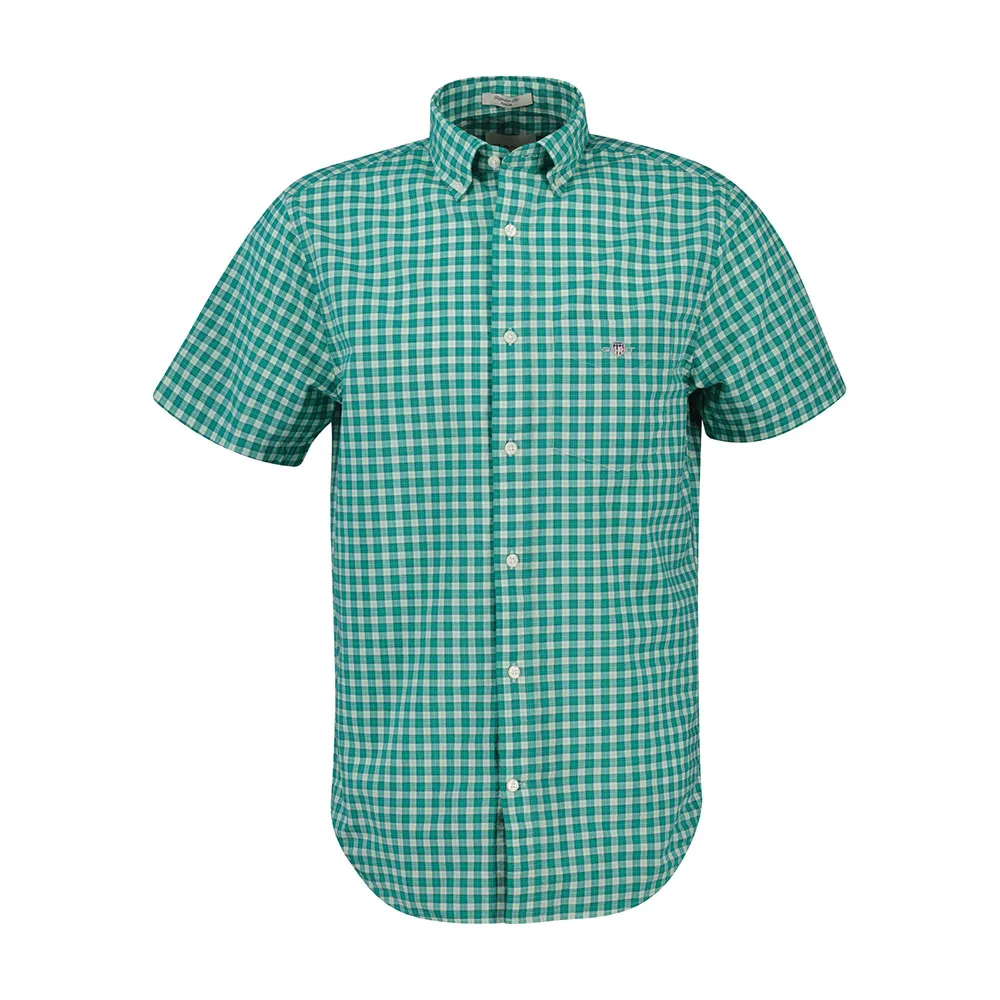 Рубашка с коротким рукавом Gant Classic Regular Fit, зеленый
Рубашка с коротким рукавом Gant Classic Regular Fit, зеленый