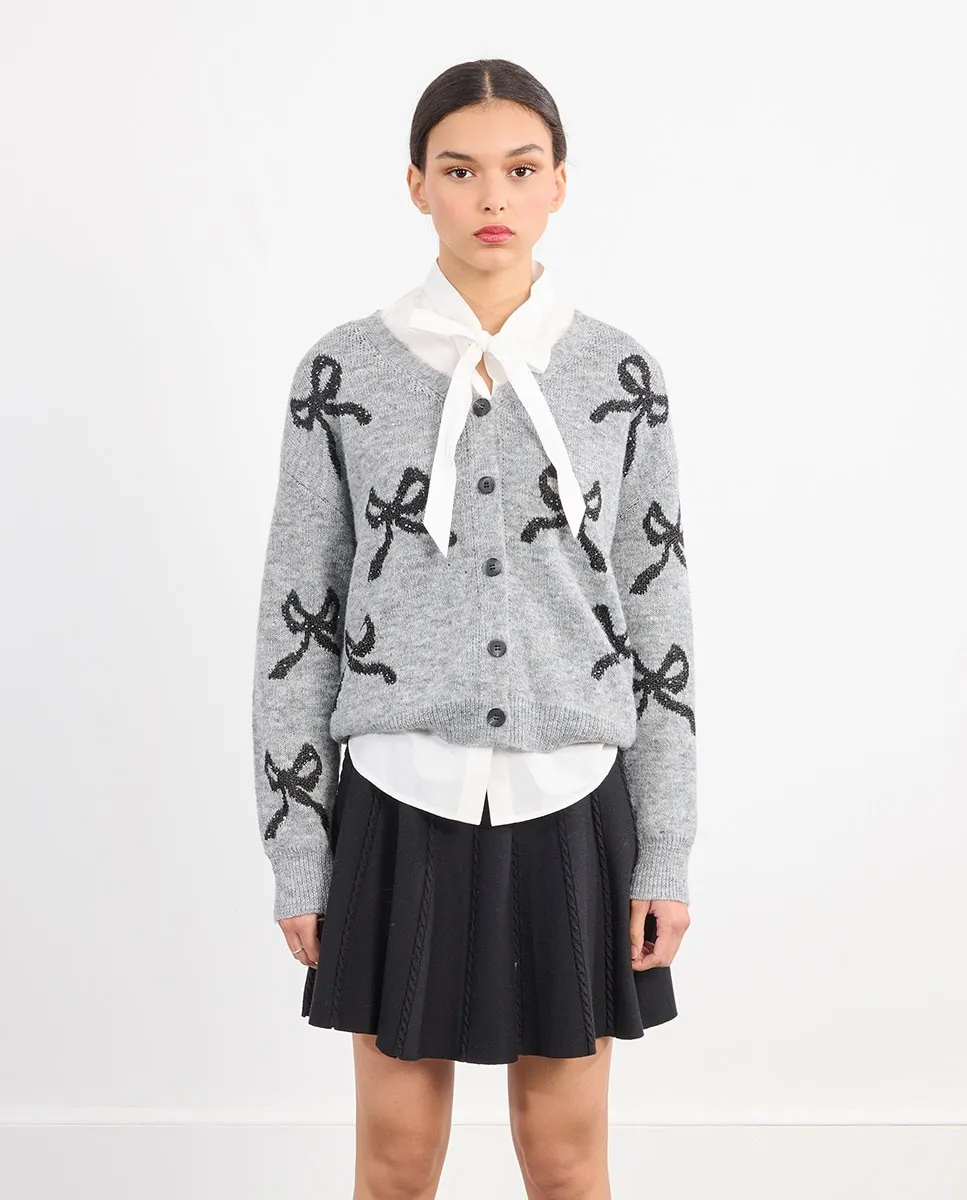 Женский кардиган с длинным рукавом с принтом бантики Lili Sidonio, серый
Женский кардиган с длинным рукавом с принтом бантики Lili Sidonio, серый