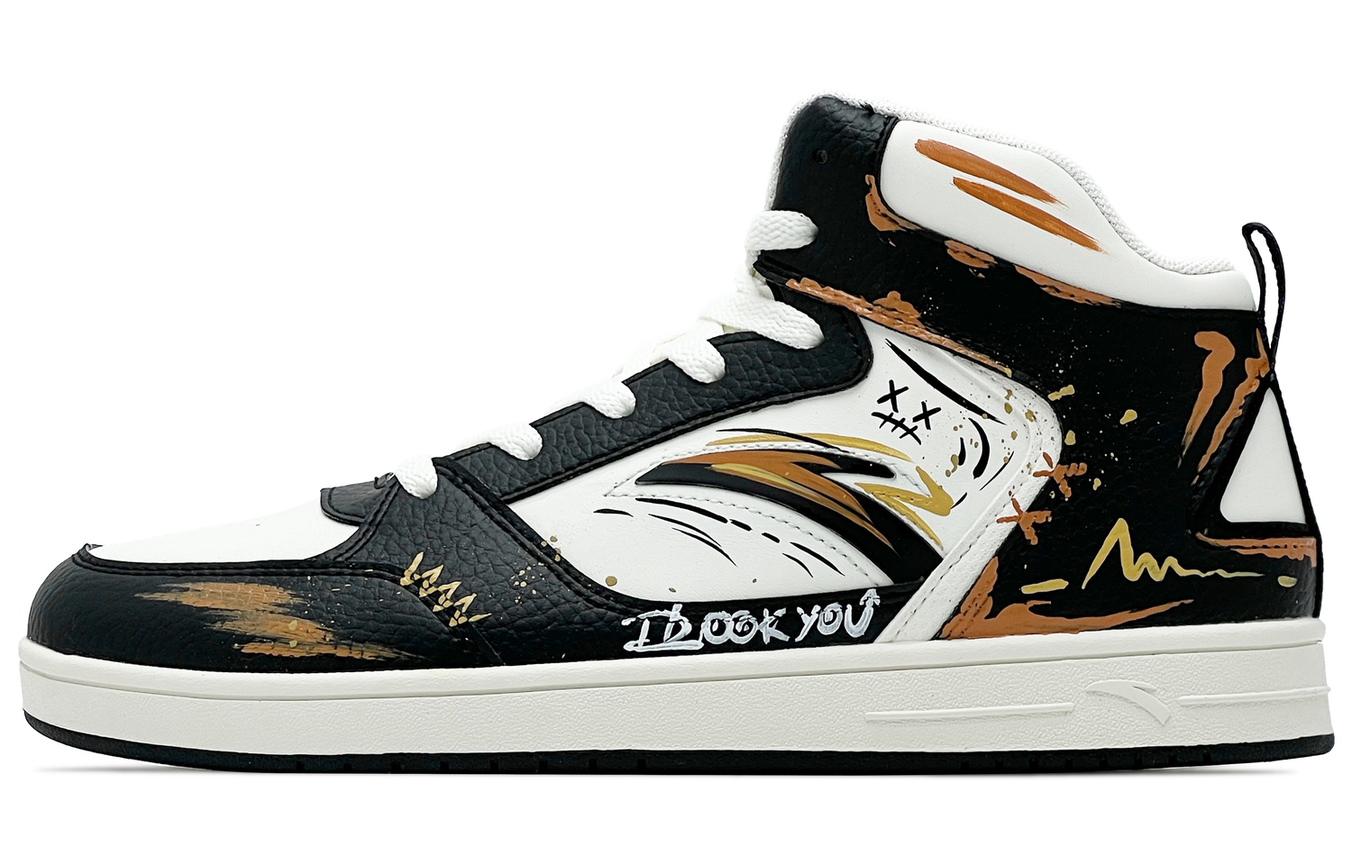 Маленькие zero feeling устойчивые к истиранию легкие увеличивающие рост кроссовки mid top для скейтбординга мужские ANTA, черный белый оранжевый
Маленькие zero feeling устойчивые к истиранию легкие увеличивающие рост кроссовки mid top для скейтбординга мужские ANTA, черный белый оранжевый