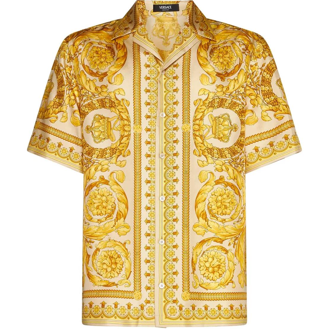 Рубашка Short-Sleeved Barocco Printed Shirt VERSACE, желтый
Рубашка Short-Sleeved Barocco Printed Shirt VERSACE, желтый