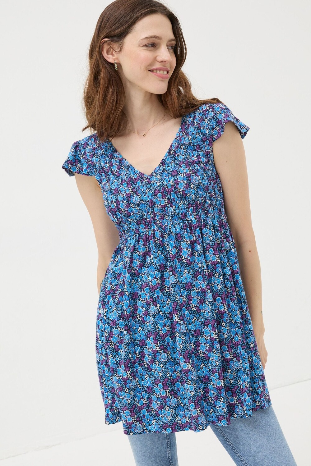 Туника с цветочным принтом Fatface Clara Fat Face, фиолетовый
Туника с цветочным принтом Fatface Clara Fat Face, фиолетовый