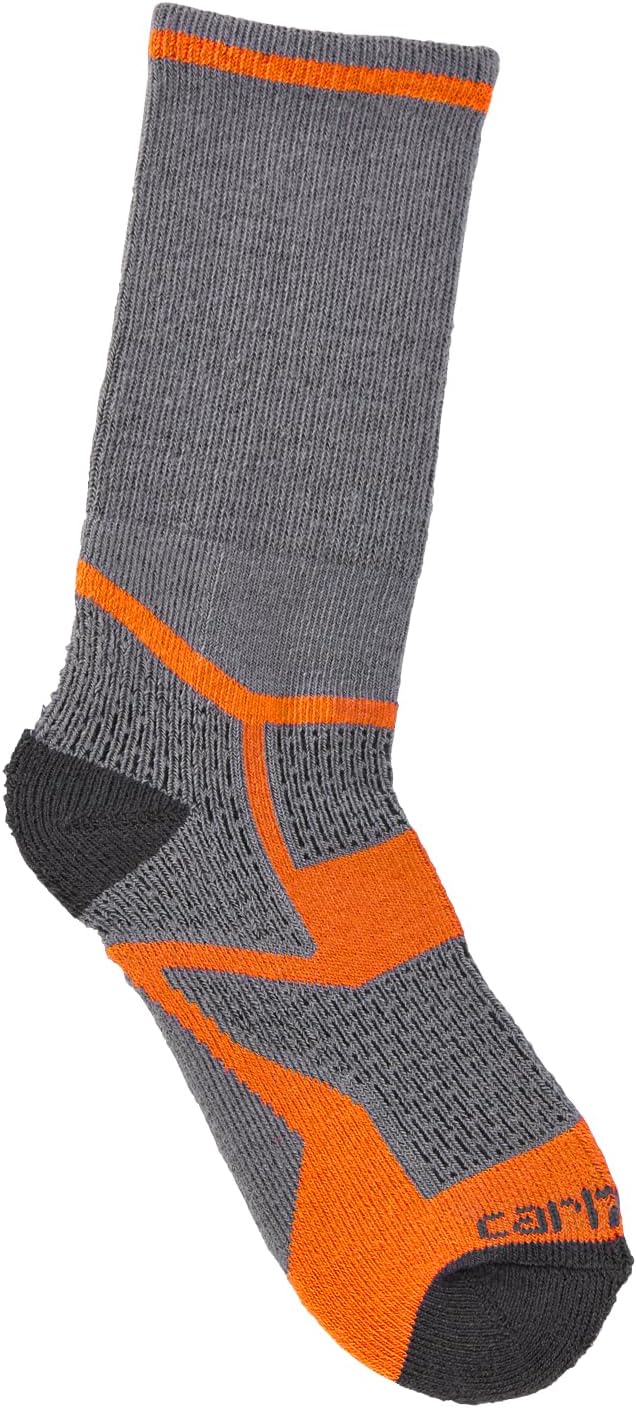 Carhartt Kid's SC9050J мидвейт носки из смеси синтетики и мериносовой шерсти, Orange
Carhartt Kid's SC9050J мидвейт носки из смеси синтетики и мериносовой шерсти, Orange