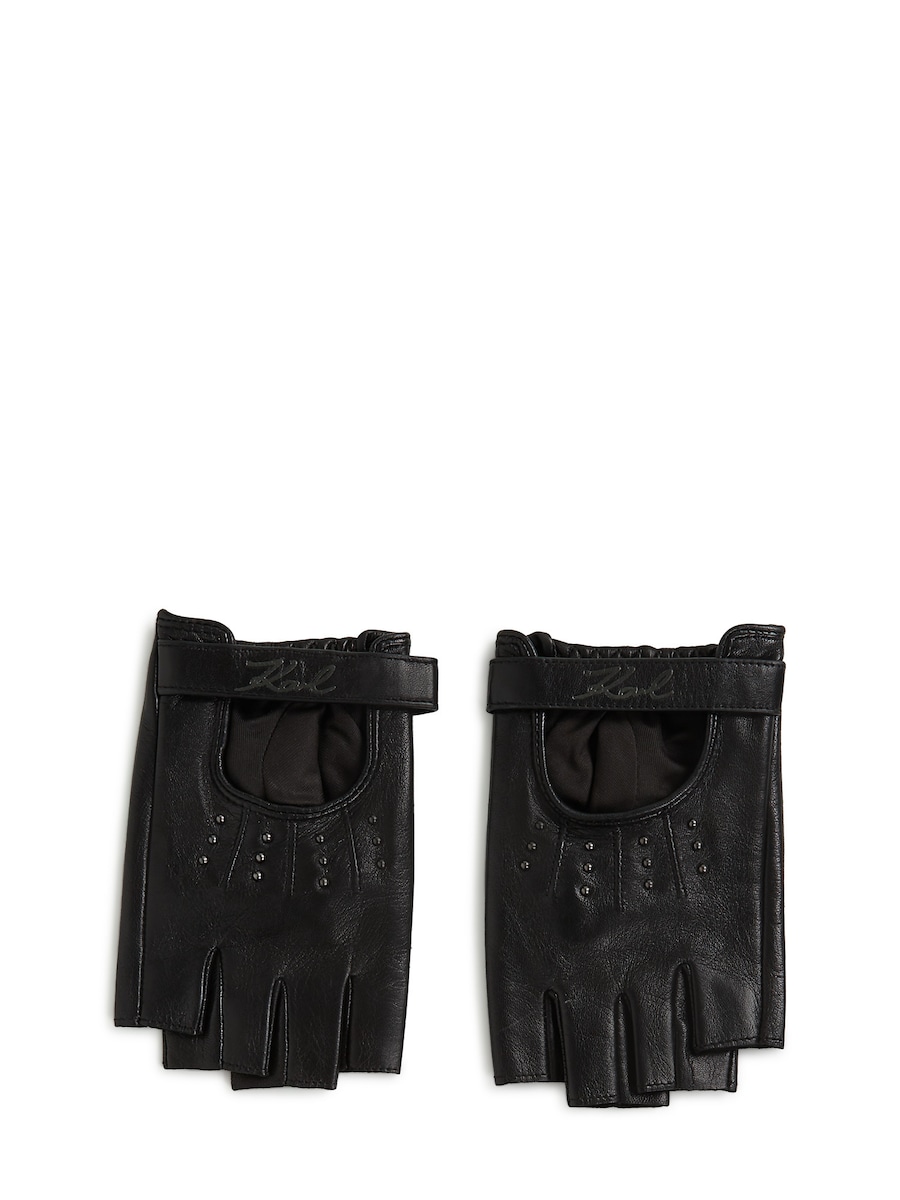 Перчатки без пальцев Karl Lagerfeld, черный
Перчатки без пальцев Karl Lagerfeld, черный