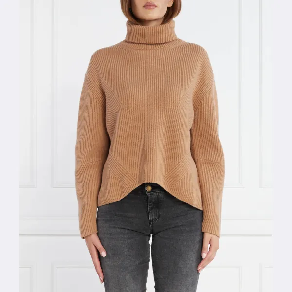 Шерстяная водолазка стандартного кроя с добавлением кашемира Pinko, коричневый
Шерстяная водолазка стандартного кроя с добавлением кашемира Pinko, коричневый