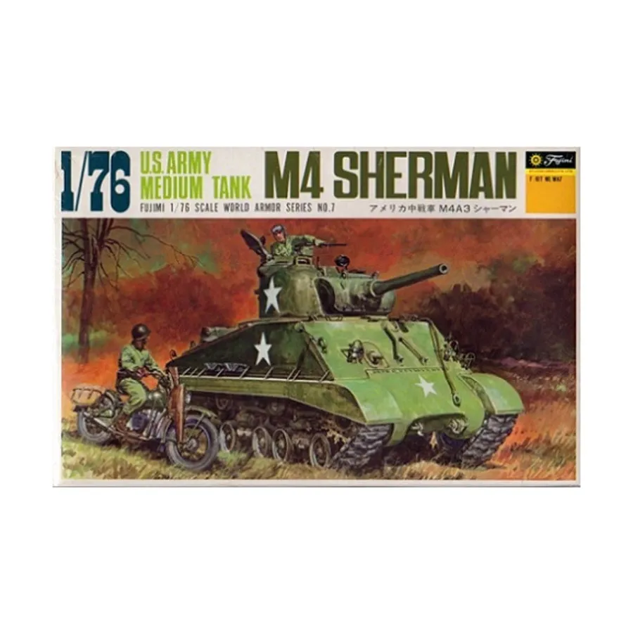 М4 Шерман, Fujimi Models - WWII (1:76)
М4 Шерман, Fujimi Models - WWII (1:76)