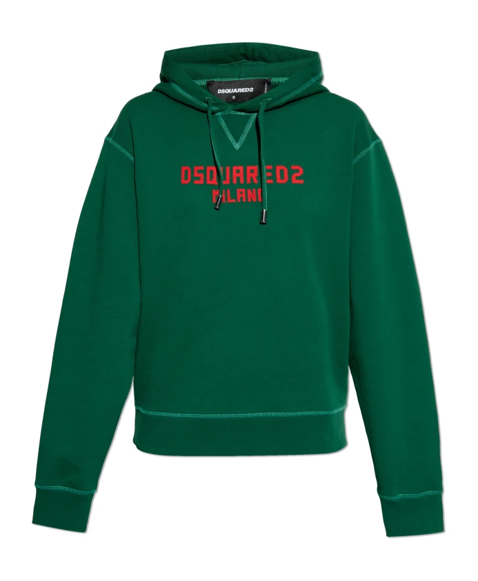 Толстовка с логотипом Dsquared2, зеленый
Толстовка с логотипом Dsquared2, зеленый
