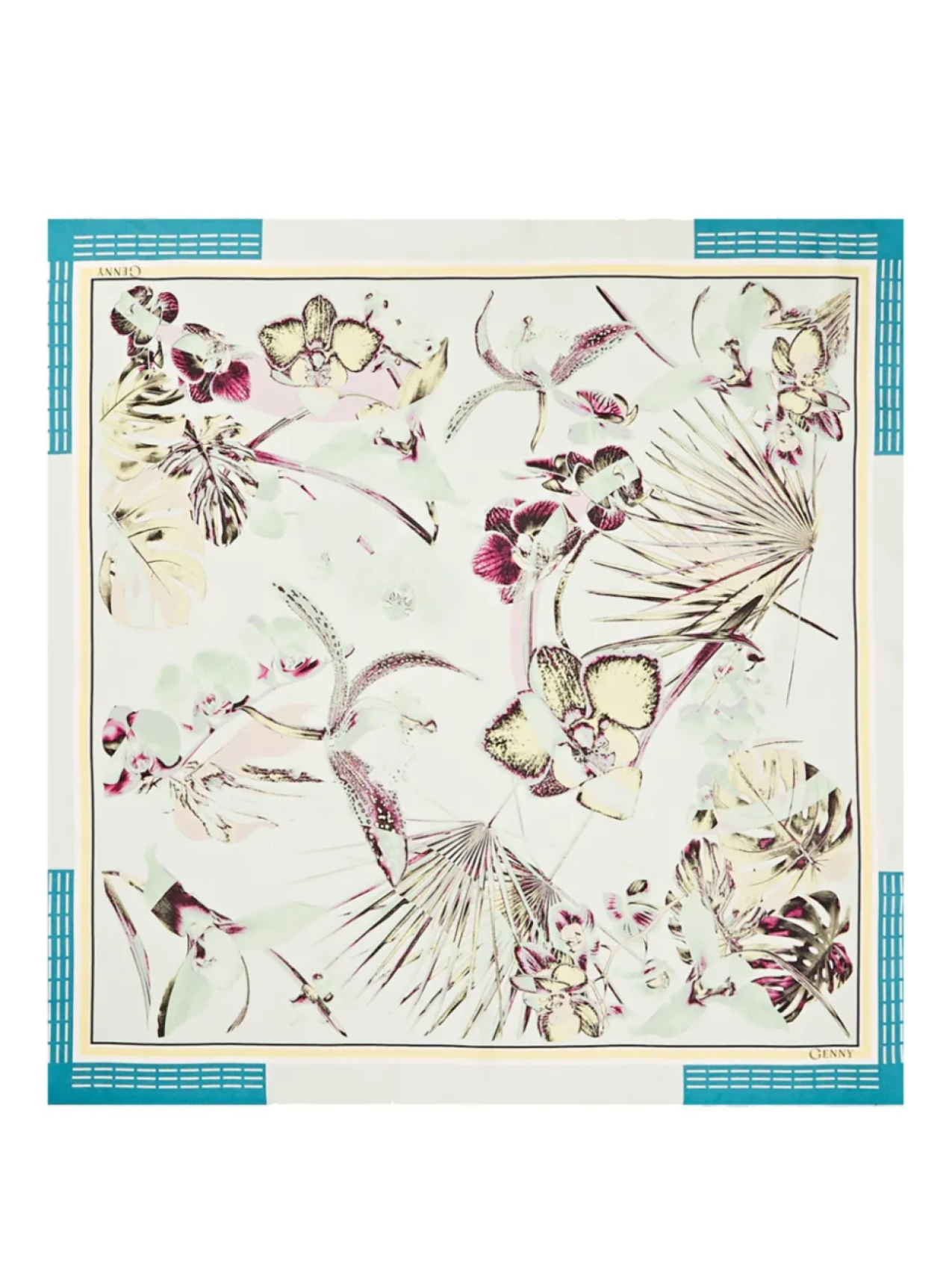 Genny шарф с абстрактным узором, белый
Genny шарф с абстрактным узором, белый