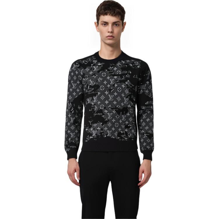 Свитер мужской Louis Vuitton с логотипом, черный
Свитер мужской Louis Vuitton с логотипом, черный