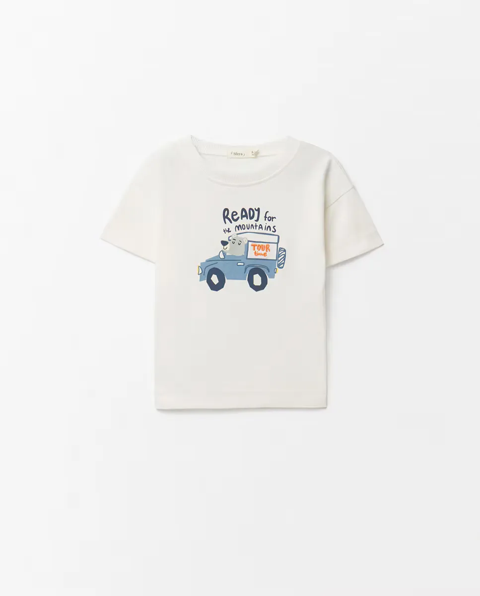 Футболка с автомобилем Sfera, белый
Футболка с автомобилем Sfera, белый