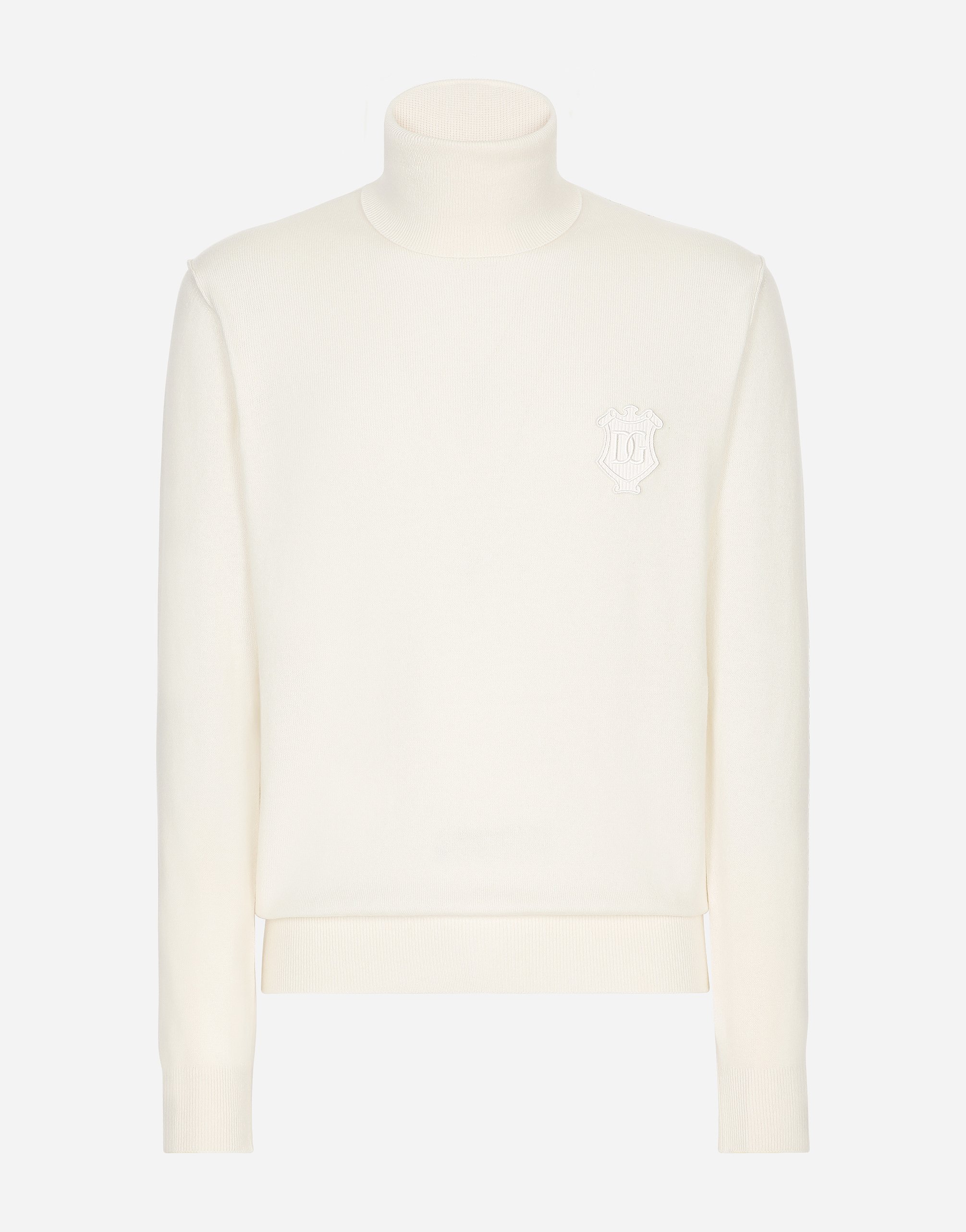 Шерстяной свитер с воротником-хомутом Dolce & Gabbana, бежевый
Шерстяной свитер с воротником-хомутом Dolce & Gabbana, бежевый