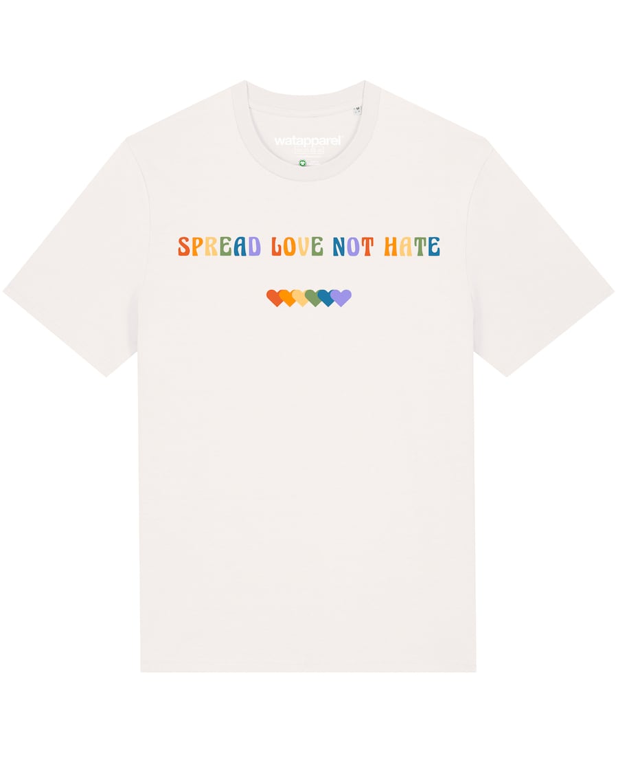 Рубашка Watapparel Spread Love not Hate, белый
Рубашка Watapparel Spread Love not Hate, белый